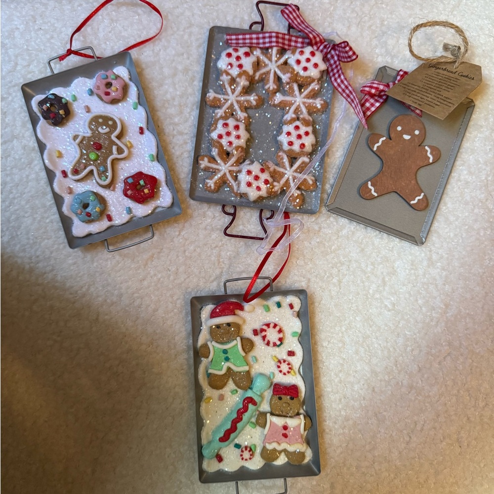 NEW Festive Gingerbread Cookie Ornaments
